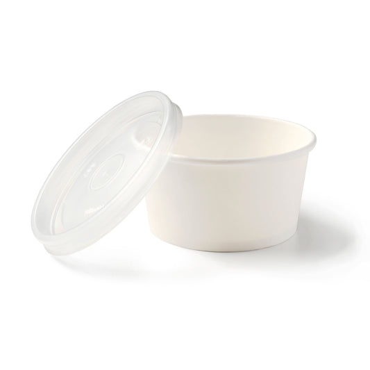 SPECIAL OFFER £16.87 per case - 4oz Pots and Lids - 8 Cases (2000 Pots/Lids) - F2GPL4OZSP