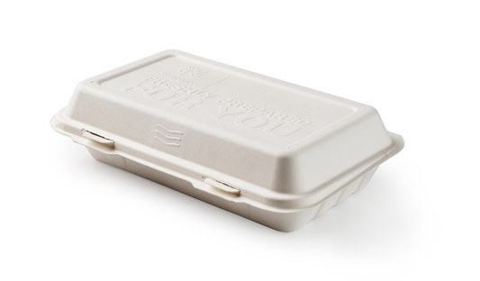 SPECIAL OFFER £35.99 per case - 4 cases (1000 total) Medium Bagasse Bio Box - Packed in 250s - F2GBIOMEDSP4