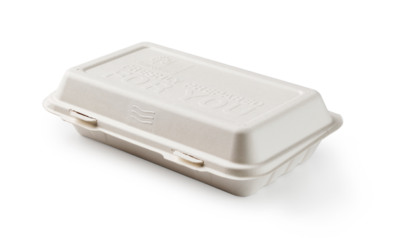 SPECIAL OFFER £26.99 per case - 5 Cases (1250 total) - TT10 Bagasse Box - Packed in 250s - F2GBAGTT10SP5